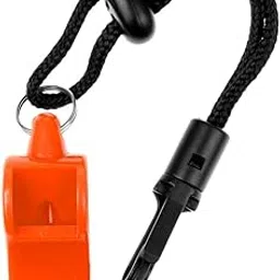 THE STYLE SUTRA®Emergency Whistle with Clip On Lanyard for Outdoor Kayak Boat Safety Orange-picture-35