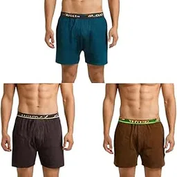 nil gold Men's Cotton Briefs Regular fit Combed Outer Elastic Semi Long Trunk for Boys Underwear for Men (Pack of 3)-picture-36