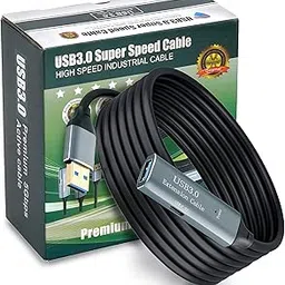 Storite 5 M Active USB 3.0 Extension Cable USB 3.0 Male to Female Extender Cord with Signal Booster Compatible with Game Consoles, Printer, Camera, Steam VR, Flash/Hard Drive, Laptop-image-22