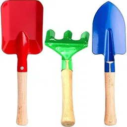 Sajani 3 Piece Gardening Flower Planting Tool Set, Kid's Development Toys, Physical & Mental Growth Toy, Gardening Tool with Sturdy Wooden Handle, Garden Kit for Boy and Girl (Garden Tools)-picture-24