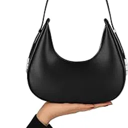 glo glamp Crescent Shoulder Bag for Women – Vegan Leather Mini Purse – Stylish Handbag for Daily Use Party and Travel Hobo Bag-picture-32