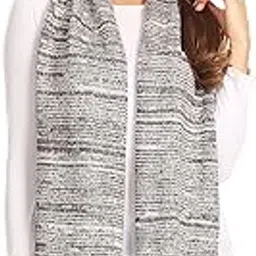 sakkas Theo Unisex Warm Winter Heather and Stripes Knit Hat & Scarf Set-picture-33