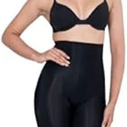 shapercult Air Series Tummy Tucker Shaper Shorts for Women, Light Fabric High Waist Shapewear with Anti Rolling Strips, Comfortable, Breathable Seamless Body Shaper for Women-picture-32