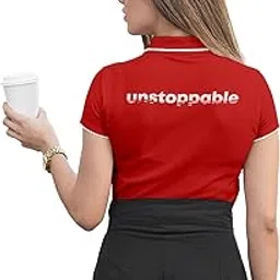 fighterhero Women's Polo T-Shirt | Cotton Rich | Globally Certified Fabric | Wrinkle-Resistant | Colors Dont Fade | Regular Fit | Unstoppable Design-picture-24