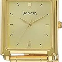 sonata Analog Gold Dial Men's Watch-NL7053YM02/NP7053YM02-picture-36