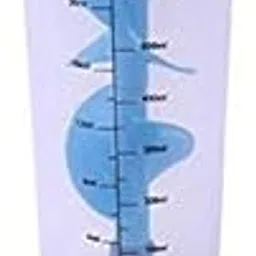 EVRR Tornado Transparent Gym Shaker Bottle with Tornado Style Mixer with Quantity Scale (Blue)-picture-15