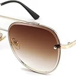 deseox Desire UV Protected Aviator Sunglasses, Metal Body, Large Size, For Men and Women-picture-27