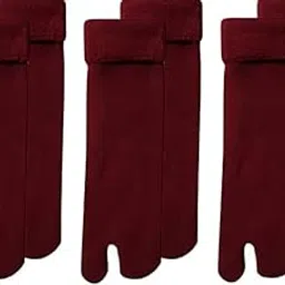 hrbs Velvet Winter Fuzzy Warm Fur Unisex Teen Multicolor Thermal Thumb socks For Men's/Women's and Girls Soft Comfortable Pile Lined Socks Thick Fuzzy Home Slipper Socks.-picture-55