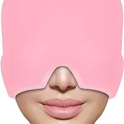 Gel Ice Headache/Migraine Relief Hat, Cold Therapy Migraine Relief Cap/Migraine Ice Head Wrap Ice Pack Mask, Cold Compress Headache Relief Cap for Tension, Sinus & Stress (multi color)-picture-10