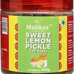 Malikaz' The Royale Taste Sweet Lemon Pickle (Oil Free), 450g Jar-picture-59