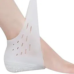 Invisible Height Increase Socks Women Men Heel Pads Silicone Gel Lift Insoles In Socks Cracked Foot Skin Care Tool 2.0/3.0/4.0cm-image-32