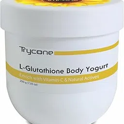 Trycone L Glutathione & Vitamin C Skin Brightening Body Yogurt with SPF-15, Enriched with Sunflower Oil for 24-Hour Moisturization & Skin Whitening, 200 gm, Unisex-picture-55