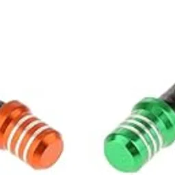 MERISHOPP 2 Sets CNC Fuel Fuel Tank Cap Valve Vent Breather Tube Hose Orange+Green| Universal Fit | High-Performance-image-86