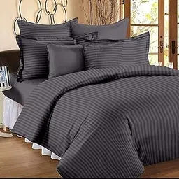 Laying Style™ Soft Glace Cotton King Size Duvet Cover II Razai Cover II Quilt Cover for Double Bed Size with Zipper (Dohars) 90x100 inch- Multicolor-image-54