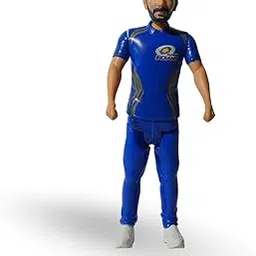 CRICKET ICONS Jasprit Bumrah Mumbai Indians Action Figures, IPL Edition 360° Rotatable Head, MI Cricket Player for Fans & Collectors Pack of 1-picture-26
