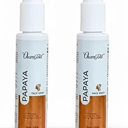 Papaya Glow Unisex Face Wash for Mild Exfoliation and Instant Brightness, Clear Skin, 100 ml, Pack of 2-picture-55