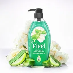 Vivel Aloe Vera & White Rose Scent Shower Gel, 895 ml, Moisturizing Body Wash, with Plant based Cleansers, Body wash Shower Gel for Women & Men, For All Skin Types-image-34