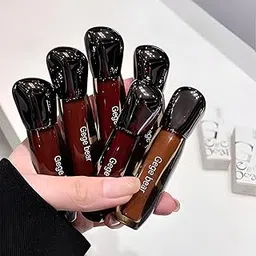 Gege Bear Mirror Surface Water Lip Glaze | Waterproof for All Days | Best Lipstick for Women in Bold Red, Pink, and Nudes | Long Lasting Color | Ideal for Day & Night Use-picture-36