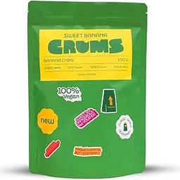 CRUMS Sweet Banana Chips (Round) – 200g | Pack of 2 | 100% Coconut Oil | Crispy, Golden & Pure | No Preservatives-picture-22