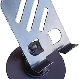 SYMON'S 360° Rotatable Mobile Stand – Adjustable Height & Angle Phone Stand with Stable Metallic Base & Silicone Pad – Compatible with All Smartphones & Tablets (Purple)-picture-12