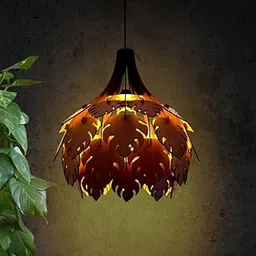 WOODIOGRAPHY Wooden Pendant lamp/Ceiling Light for Decoration of Home, Office-AC image 1