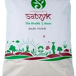 S Siddhagiri's SATVYK THE HEALTH re STORE Organic Desi Bajri/ Bajra Flour (1kg)-picture-14