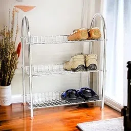 AMOL Stainless Steel Shoe Rack for Home | 4-Tier Rustproof Shoe Stand Organizer | Space-Saving, Durable & Easy to Assemble Shoe Shelf for Entryway, Balcony & Indoor Use-picture-49