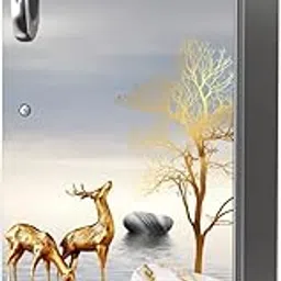 SHINMAR Single Door Fridge Wallpaper | Refrigerator Door Sticker | Fridge Wrap Sticker | Self Adhesive PVC Vinyl for Fridge Doors - Size (24x49 Inch)-picture-19