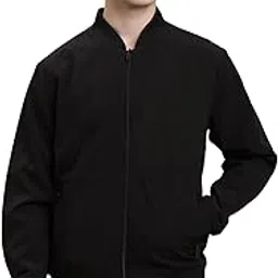turtle Men's Lightweight Regular Fit Solid Black Nylon Windcheater Jacket | Water-Resistant Packable Windbreaker with Zip Pockets-picture-20
