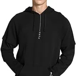 PUMA Men Cotton Blend Regular Fit Hooded Sweatshirt-picture-19