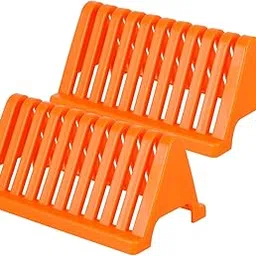 HEALEEP 2pcs Glass Slide Drying Stands Lightweight Laboratory Glass Slide Rack Stable Base for Convenient Storage for Making and Efficient Drying-picture-35