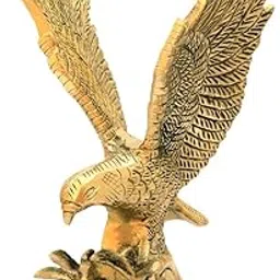 Vastu Brass Eagle Statue | Size-5 X 8 X 15 Cm | 690 g Weight Approx. | Home Decor Statue | Vastu Idol for Home & Office | Vastu 3D Remedy | Zonal Placement -South-WEST-picture-28