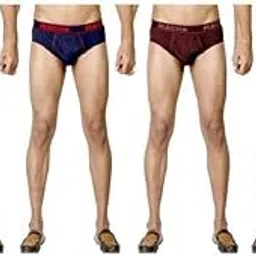 macho Men's Cotton Multicolour Smart Cut Brief image 1