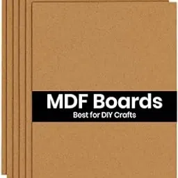 ieididactics VibhutiCrafts 6 Piece 9x12 Inch MDF Sheets for Craft, 3mm Thick MDF Board Sheets for DIY Wooden Painting, Art, and Craft Work – Customizable MDF Sheet Cutouts-picture-16