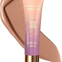 FACES CANADA Strobe CC Tint - Twilight Veil 03, 27ml | 5-in-1 Serum + Moisturizer + Primer + BB/CC Cream + Strobe Cream | Lightweight | Radiant Dewy Glass Skin Glow | Niacinamide & Hyaluronic Acid | For Light to Medium Skin-image-28