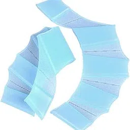 UJEAVETTE Swimming Hand Fins Webbed Swimming Gloves for Diving Swimming Water Exercise Blue M Women-picture-49