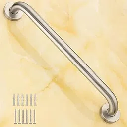 Blackleaf 304 Stainless Steel Grab Bar Heavy Duty | Safety Rail | Handle for Senior Citizen | Wall Mounted Grab Bar for Toilet Bathroom Bathtub (10 INCH Matte)-image-43