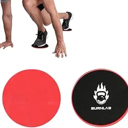 Burnlab Core Sliders (Set of 2) - Dual Sided, Smooth Gliding Discs - for Abs, Back, and Leg - Stregthen Abs & Improve Balance at Gym or Home - Ideal for Men and Women-image-15