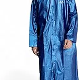 minister Raincoat for Men Waterproof | Supreme Plain PVC, Long Full Length, Adjustable Hood, Heavy Duty, Bike Riding & Monsoon Rainwear-picture-13