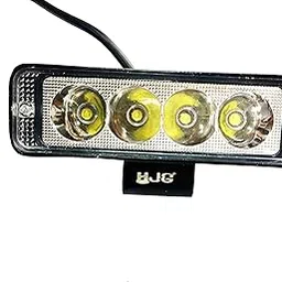 Globe 4 Led HJG Bar Bright White Light for Classic 350 | Standard | Bullet Car & Bikes Universal Fitting (Waterproof) with Heatsink Technology (1pcs)-picture-62