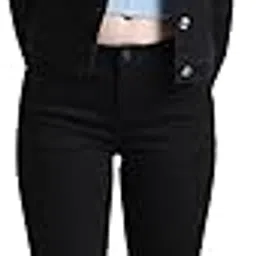 only Women's Cotton Blend Standard Length Jacket-picture-27