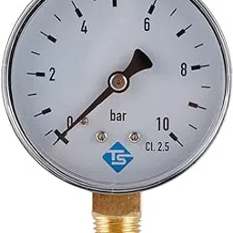 HYROOY 1/4 Inch Manometer 0-10 Compressed Air Pressure Gauge Oil Measurement Hydraulic Pressure Tester-image-30