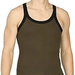 crystal CA 307 Men's Super Combed Cotton Rib Sleeveless Sport Fashion Color Vest-picture-47