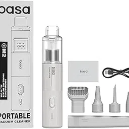 BASA Handheld Cordless Vacuum Cleaner - 12000Pa Mini Car Vacuum, Portable Vacuum with 25-Min Runtime for Car Seats/Pet Hair, 5 Attachments (HEPA Filter)-image-64