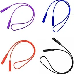 calandis ™ 4Pieces Mixed Color Anti-slip Silicone Eyeglasses Strap Sports Strap Holder | Fashion Jewelry-picture-25