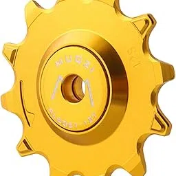 UJEAVETTE Bike Rear Derailleur Pulley Cycling Accessory Ceramic Bearing Ceramic Pulley Aureate 12T-picture-26