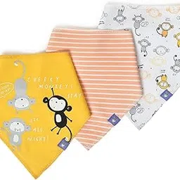 Mi Arcus Feeding, Drool Bibs for Baby Boys, Girls, Newborns, and Toddlers,6 Months Plus,Cotton,Gifting/Pack of 3-image-59