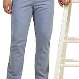 allen solly Men's Slim Casual Pants image 1