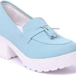 furiozz Casual Block Heel Tassel Detailed Loafers for Women & Girls GNNPPN6-P-picture-25