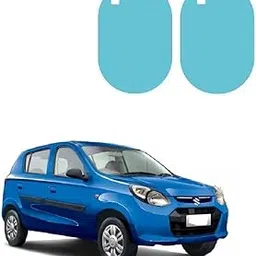 Car Side Mirror Protective Waterproof Anti-glare,Rainproof Anti-fog Film Set of 2 Pcs For Maruti Suzuki Alto-800-image-72